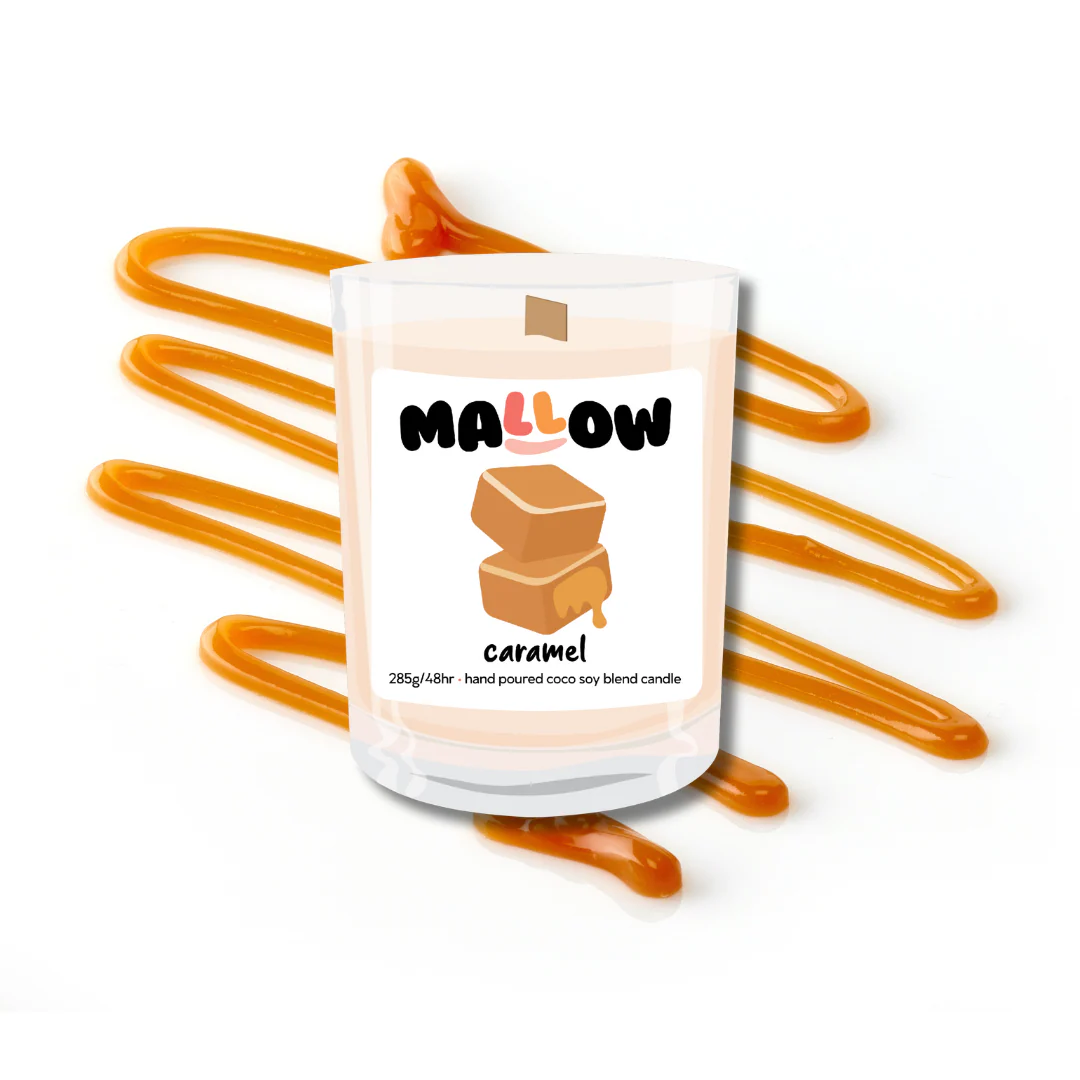 Caramel Candle – Sweet & Salty Cozy Scented Candle - Image 3