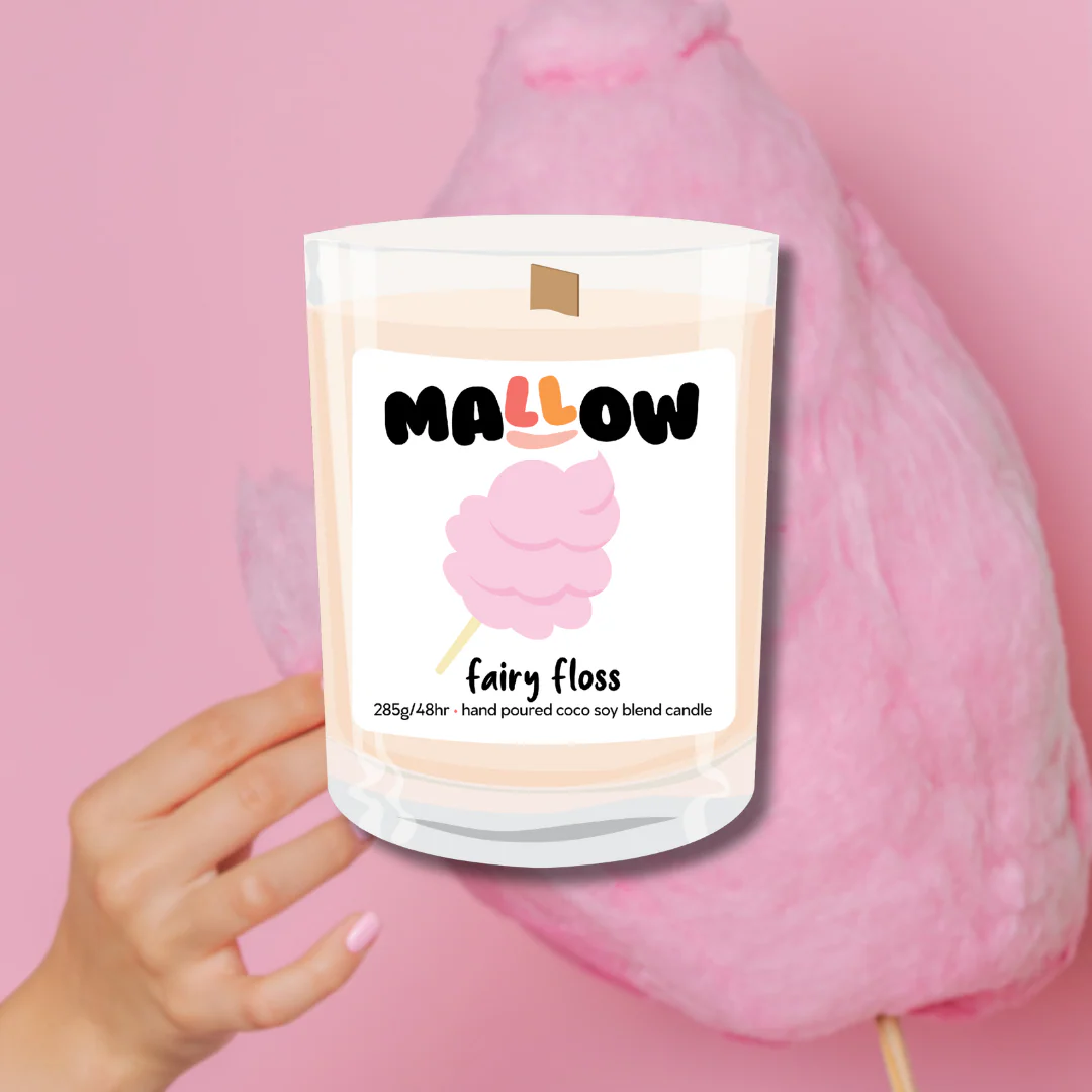 Fairy Floss Candle – Sweet Spun Sugar Scented Candle - Image 3