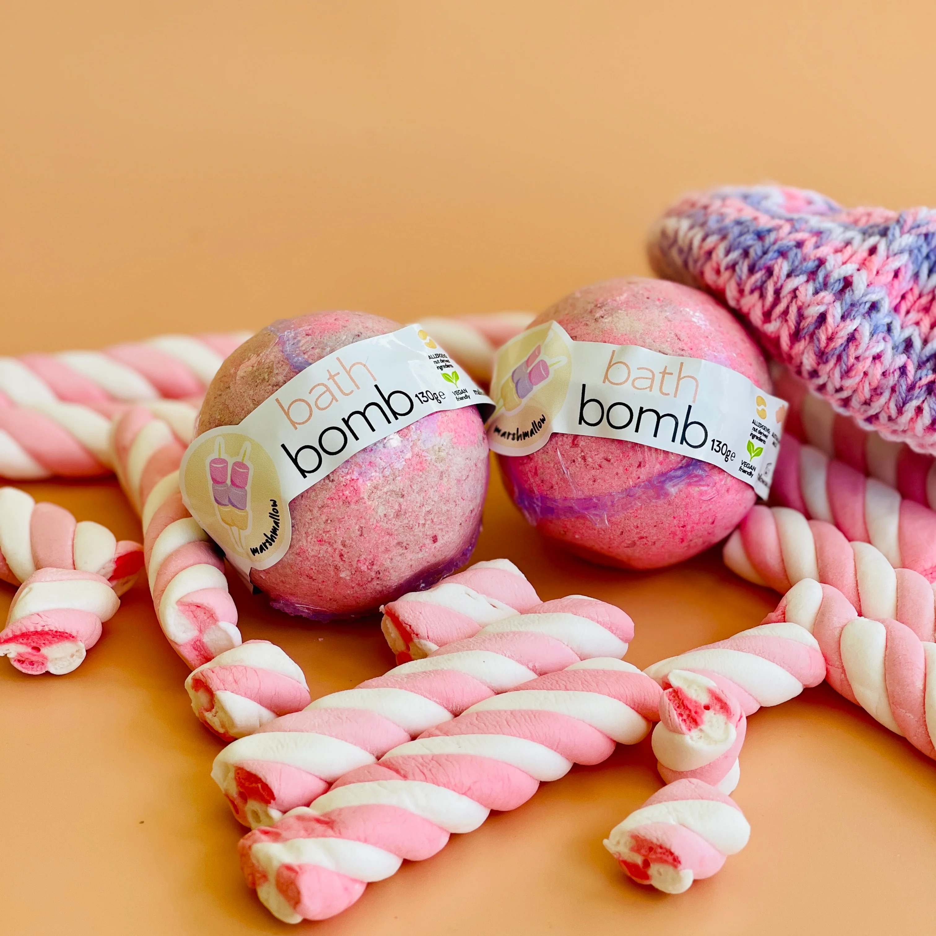 Marshmallow Bath Bomb – Sweet & Fluffy Relaxing Fizz - Image 3