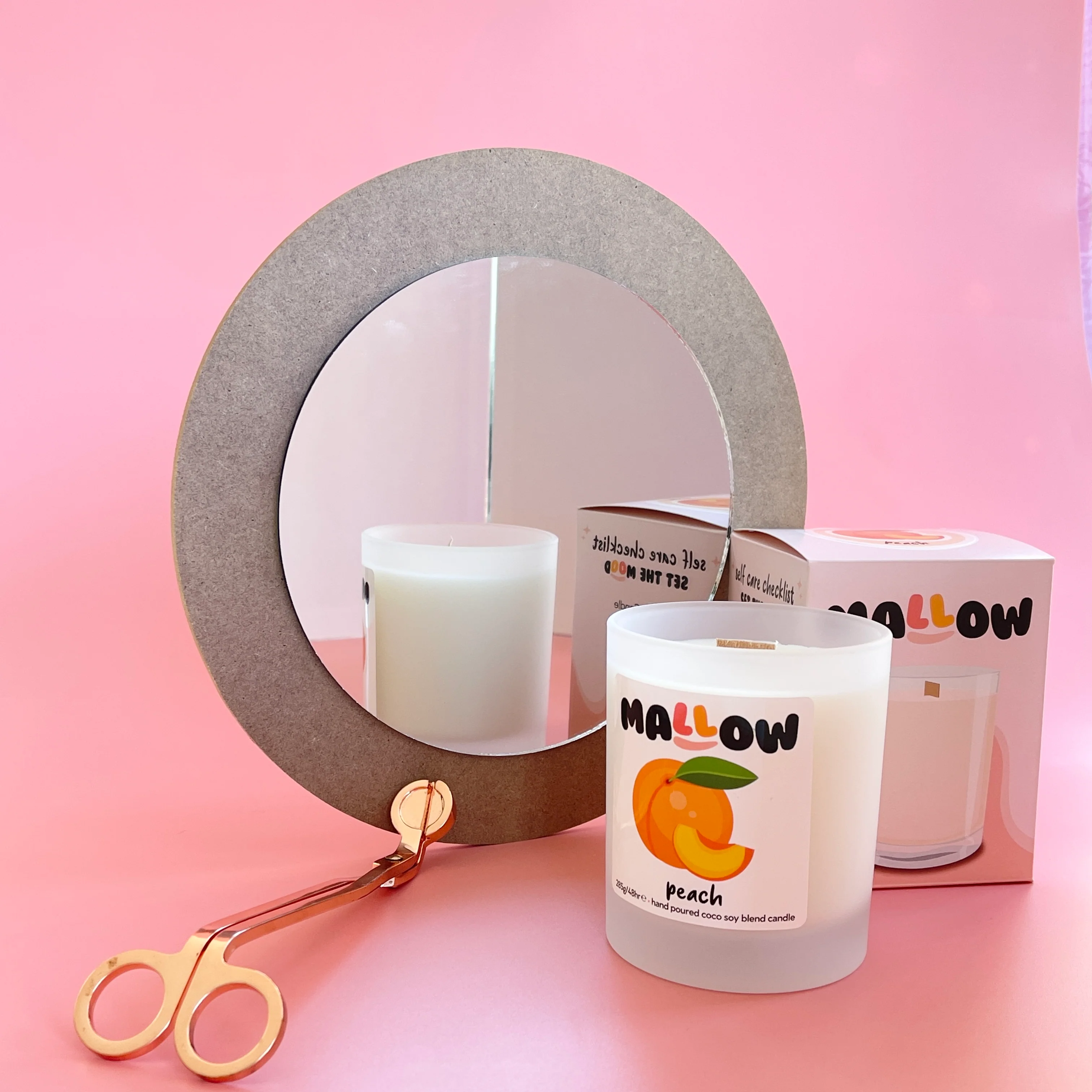 Peach Candle – Fresh & Juicy Fruity Home Fragrance - Image 4
